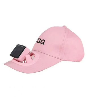 Cap With Solar Fan