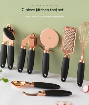 Kitchen Household Peeler Gadget Copper Plating Set