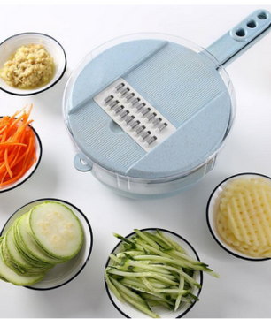 Slicer & Vegetable Cutter with Strainer