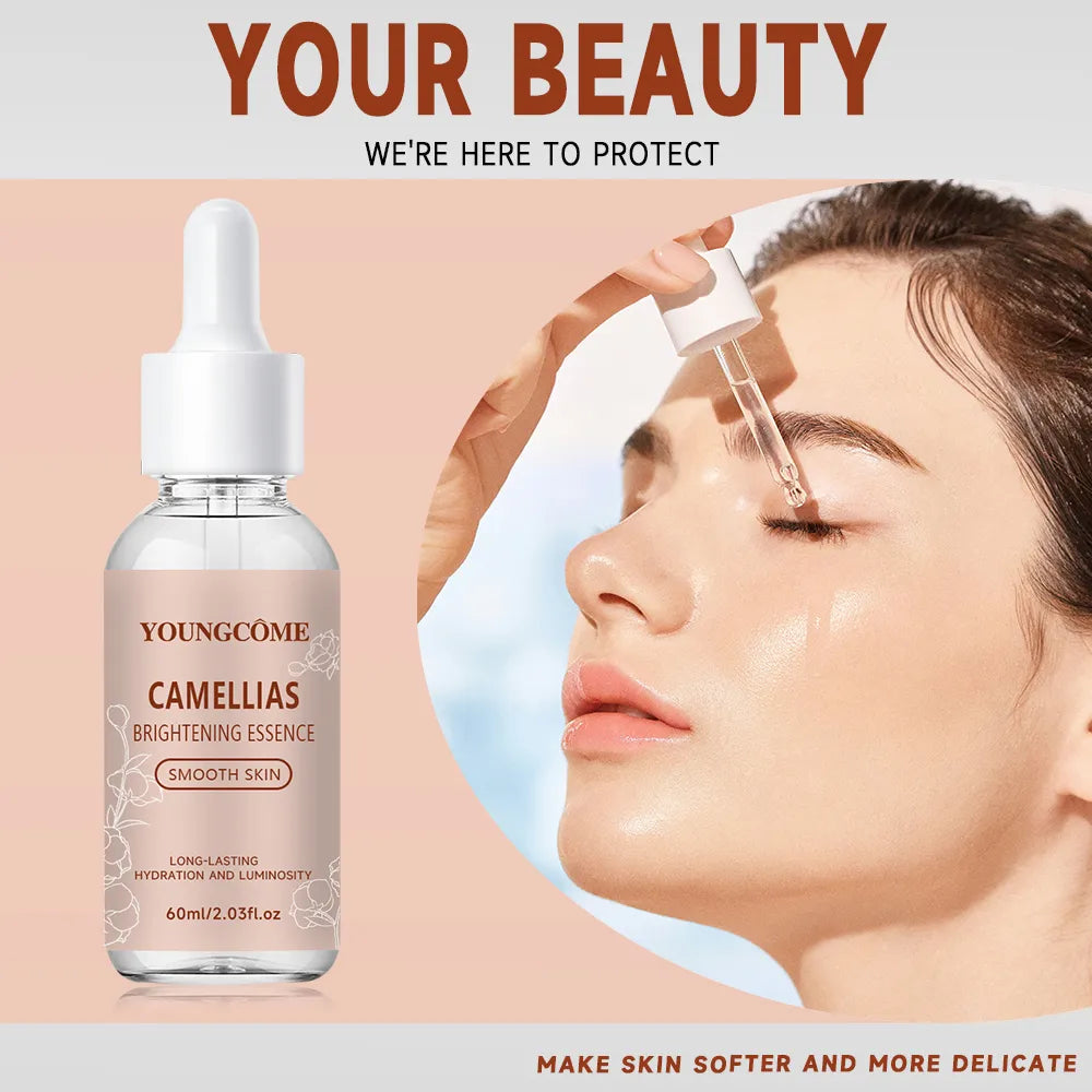 Camellias Brightening Essence Face Serum – Hydrating & Oil Control