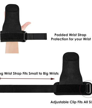 Power Grip Straps for Strength Training