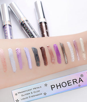 Metals Glitter and Glow Liquid Eyeshadow 12 Colors