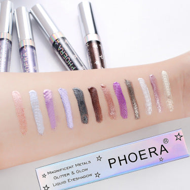 Metals Glitter and Glow Liquid Eyeshadow 12 Colors