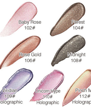 Metals Glitter and Glow Liquid Eyeshadow 12 Colors