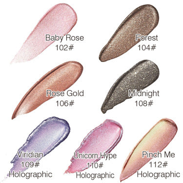 Metals Glitter and Glow Liquid Eyeshadow 12 Colors
