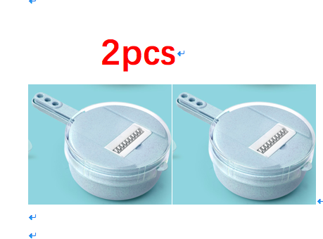 Slicer & Vegetable Cutter with Strainer
