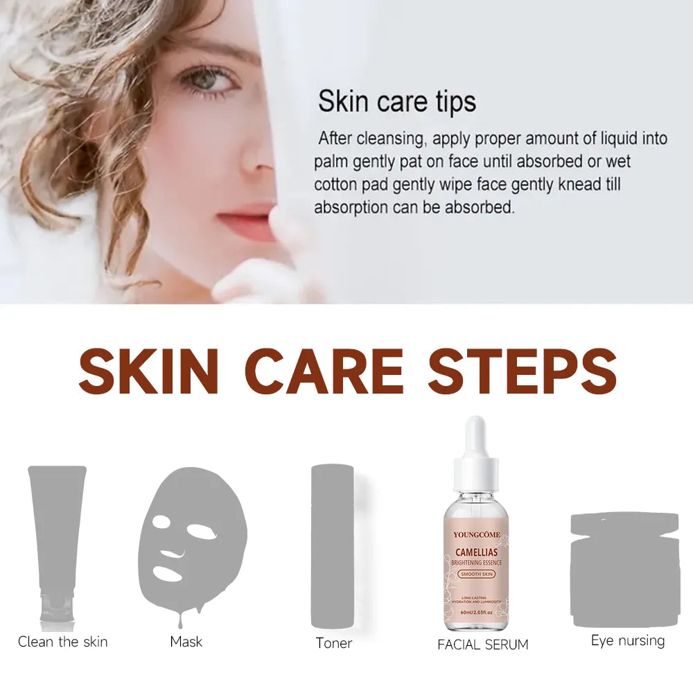 Camellias Brightening Essence Face Serum – Hydrating & Oil Control