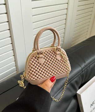 fashion little fragrance chain bag jelly pearl kids beach vacation shell girl candy color coin purse