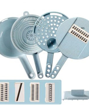 Slicer & Vegetable Cutter with Strainer