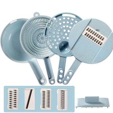 Slicer & Vegetable Cutter with Strainer