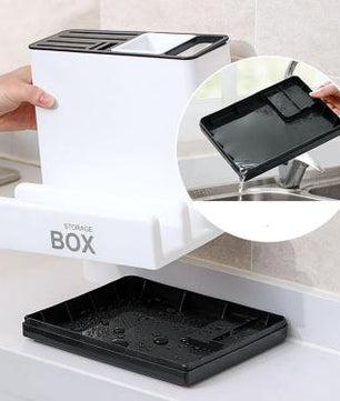 Multi-Purpose Kitchen Knife & Tableware Storage Rack – Smart & Stylish Organizer