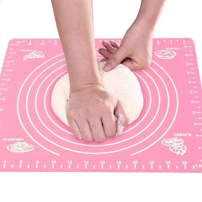 Silicone Baking Mats Sheet Pizza Dough Non-Stick Maker Holder Pastry Kitchen Accessories Cooking Tools Utensils Bakeware Gadget