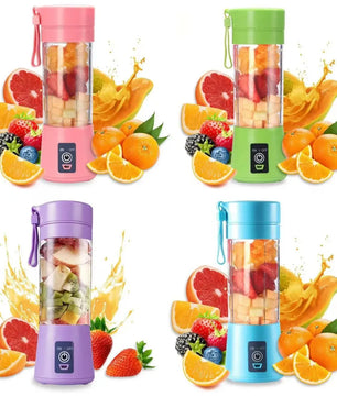 380Ml Juicer Personal With Travel Cup USB Portable Electric Blender Rechargeable Juicer Bottle Fruit Vegetable Kitchen Tools