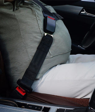 Car seat belt extender mortise lock for car seat