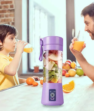 380Ml Juicer Personal With Travel Cup USB Portable Electric Blender Rechargeable Juicer Bottle Fruit Vegetable Kitchen Tools