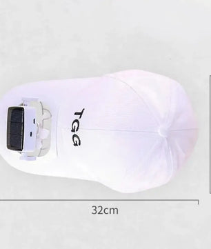 Cap With Solar Fan