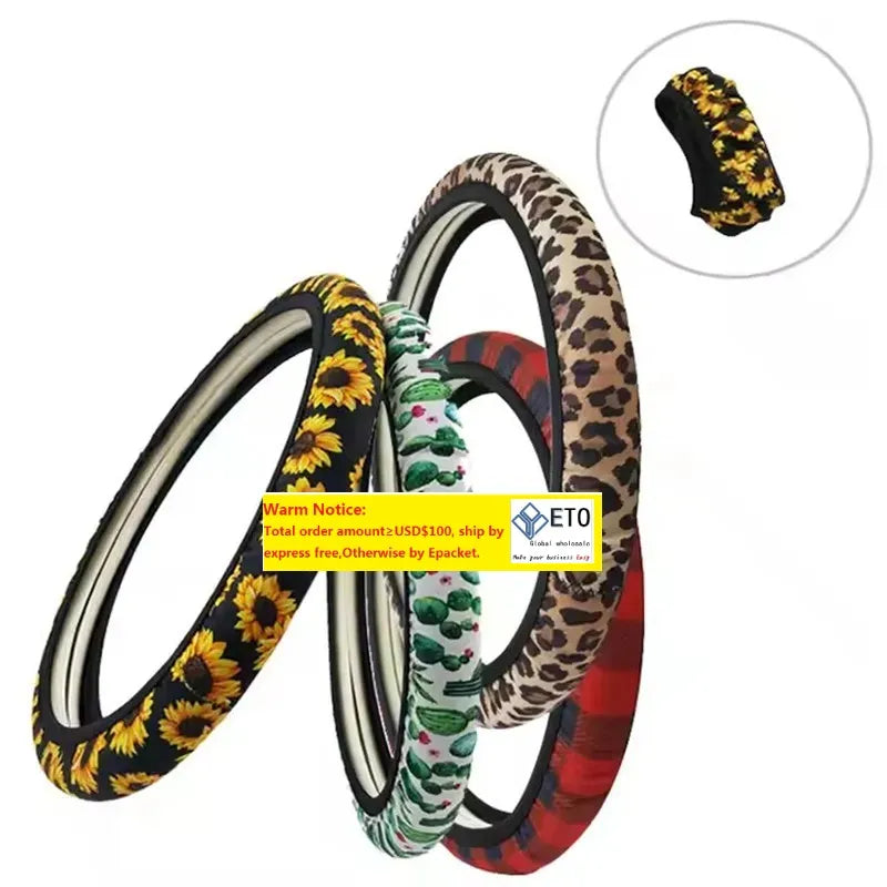 Neoprene Anti-Slip Steering Wheel Cover