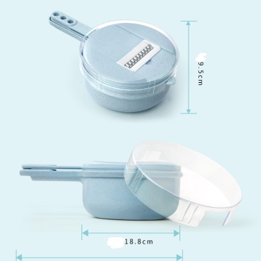 Slicer & Vegetable Cutter with Strainer