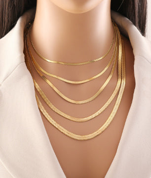 Snake Chain Fashion Stainless Steel Clavicle Chain