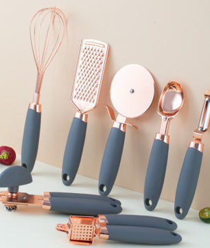 Kitchen Household Peeler Gadget Copper Plating Set