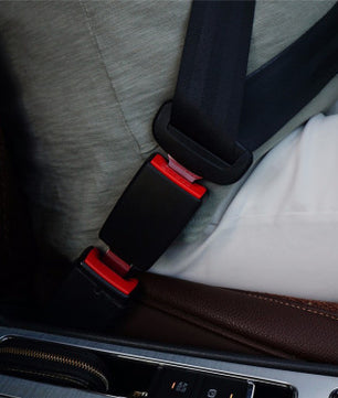 Car seat belt extender mortise lock for car seat