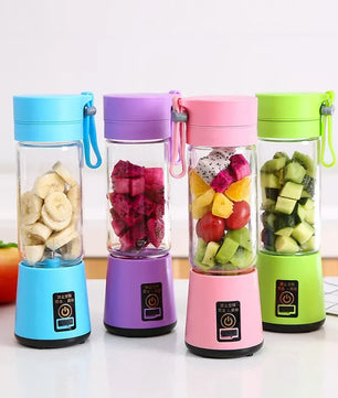 380Ml Juicer Personal With Travel Cup USB Portable Electric Blender Rechargeable Juicer Bottle Fruit Vegetable Kitchen Tools