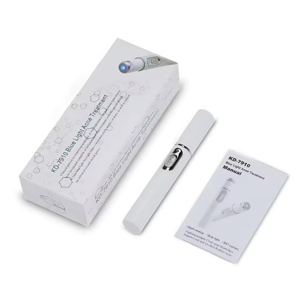 Blue Light Therapy Acne Pen Soft Scar Wrinkle Removal Device Relax