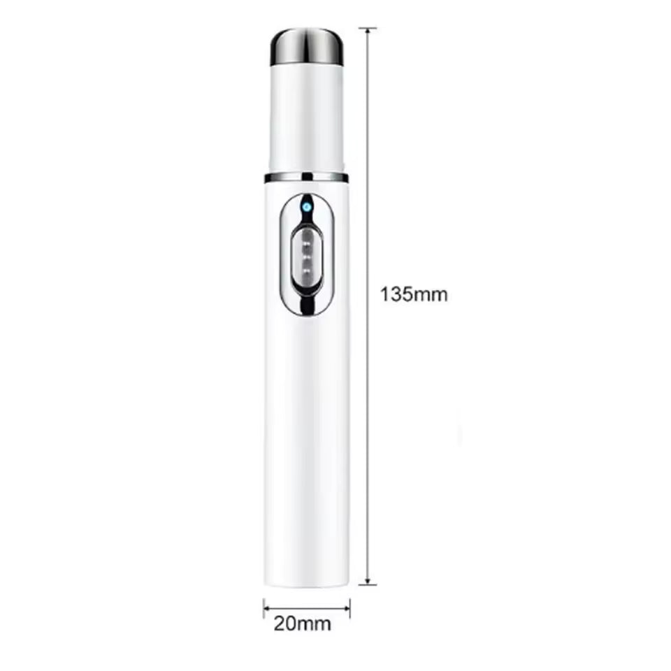 Blue Light Therapy Acne Pen Soft Scar Wrinkle Removal Device Relax