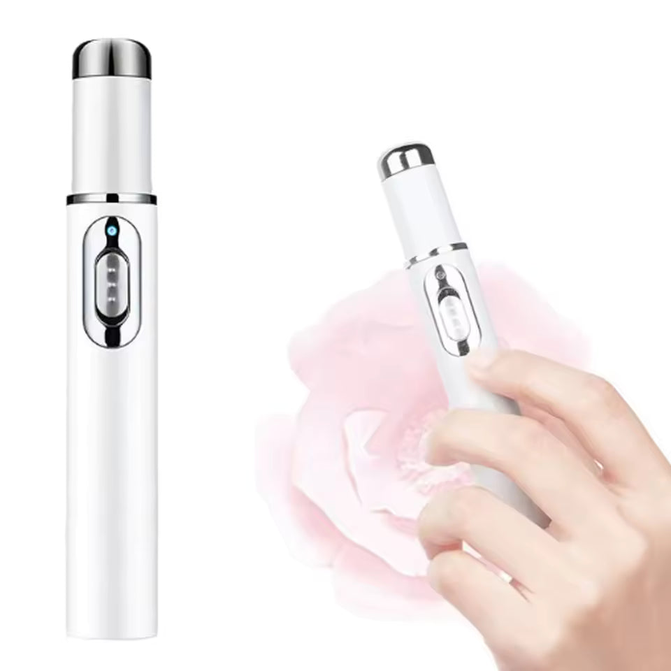 Blue Light Therapy Acne Pen Soft Scar Wrinkle Removal Device Relax