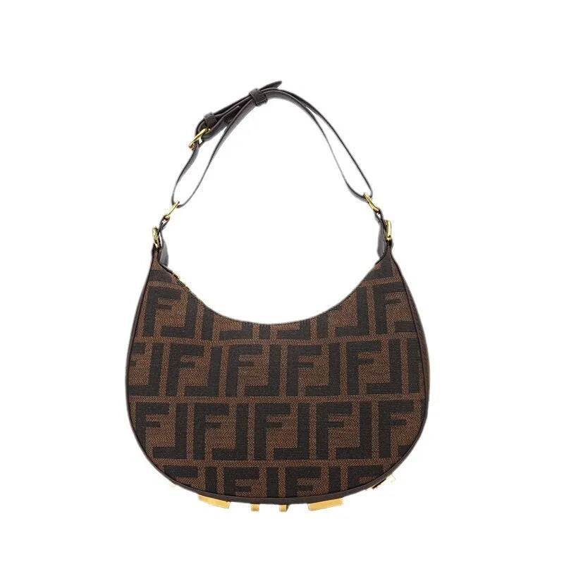 Designer Shoulder for woman outdoor casual half moon vintage cross bag