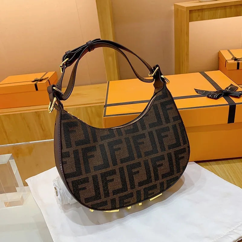 Designer Shoulder for woman outdoor casual half moon vintage cross bag