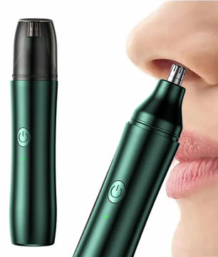 2-in-1 Rechargeable Nose & Ear Hair Trimmer – Safe & Painless Grooming