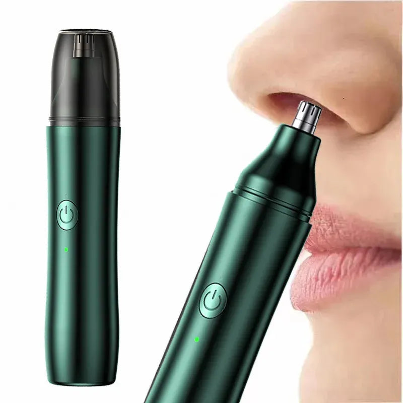 2-in-1 Rechargeable Nose & Ear Hair Trimmer – Safe & Painless Grooming