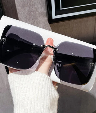 Half Frame Luxury Sunglasses with Premium Texture