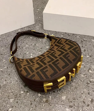 Designer Shoulder for woman outdoor casual half moon vintage cross bag