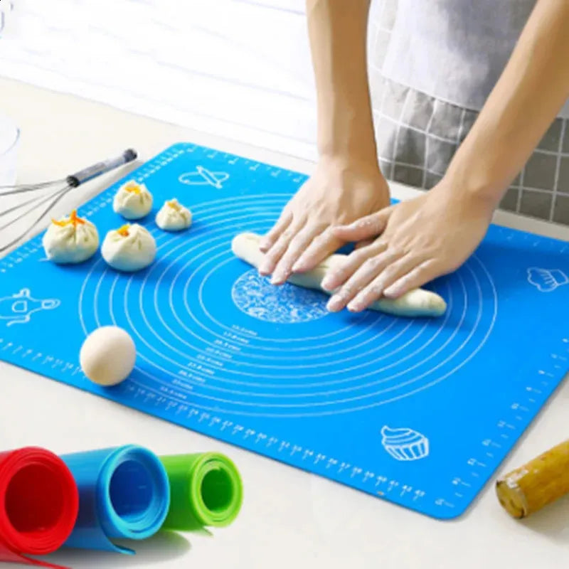 Silicone Baking Mats Sheet Pizza Dough Non-Stick Maker Holder Pastry Kitchen Accessories Cooking Tools Utensils Bakeware Gadget