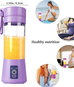 380Ml Juicer Personal With Travel Cup USB Portable Electric Blender Rechargeable Juicer Bottle Fruit Vegetable Kitchen Tools