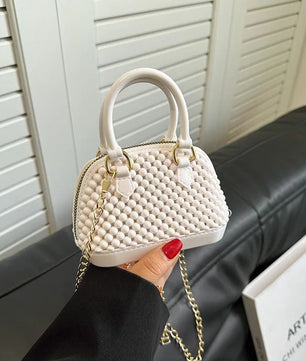 fashion little fragrance chain bag jelly pearl kids beach vacation shell girl candy color coin purse